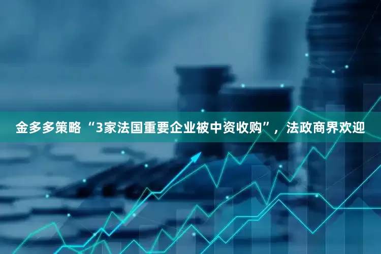 金多多策略 “3家法国重要企业被中资收购”，法政商界欢迎