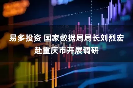易多投资 国家数据局局长刘烈宏赴重庆市开展调研